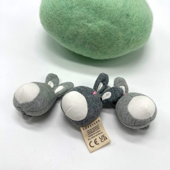 Lovevery Bunnies In A Felt Burrow Babbler Play Kit - Picture 5 of 5